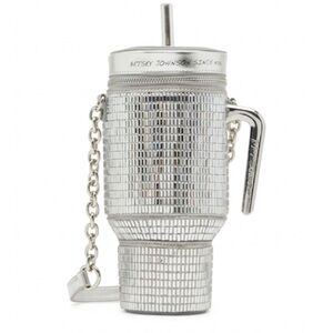 Betsey Johnson Kitsch Hydration Honey Disco Tumbler Crossbody Bag Like New!